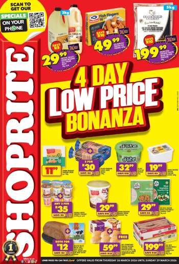 Shoprite catalogue  - 26/03/2026 - 29/03/2026.
