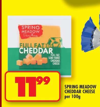 SPRING MEADOW CHEDDAR CHEESE