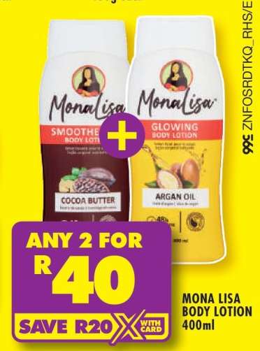 MONA LISA BODY LOTION 400ml