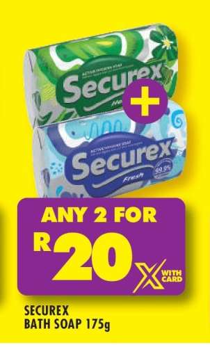 SECUREX BATH SOAP 175g