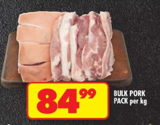 BULK PORK PACK per kg