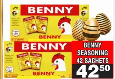 BENNY SEASONING 42 SACHETS