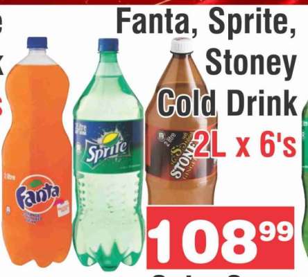 Fanta, Sprite, Stoney Cold Drink
