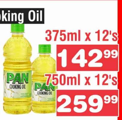 PAN Cooking Oil 750ml x 12's