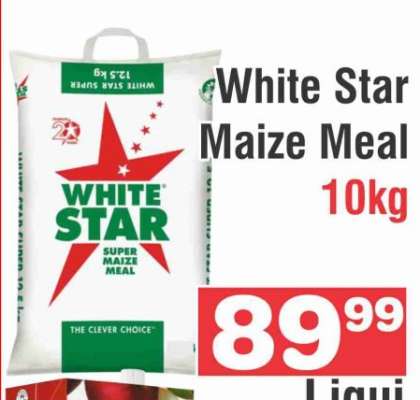 WHITE Star Maize Meal 10kg