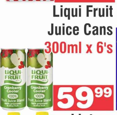 Liqui Fruit Juice Cans