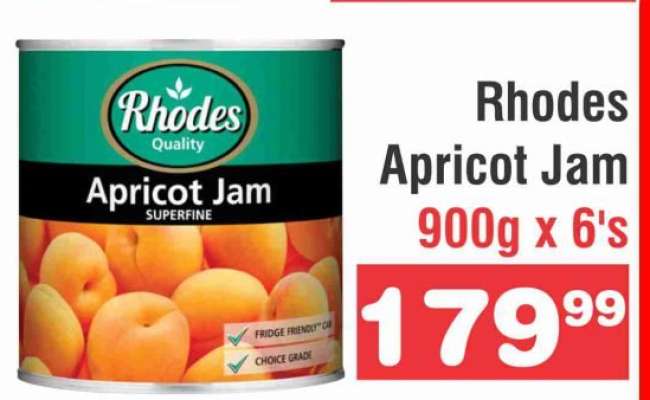 Rhodes Apricot Jam