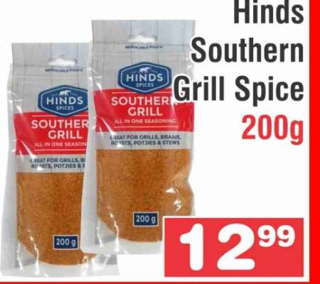 Hinds Southern Grill Spice 200g