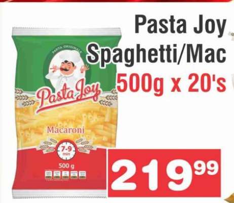 Pasta Joy Spaghetti/Mac