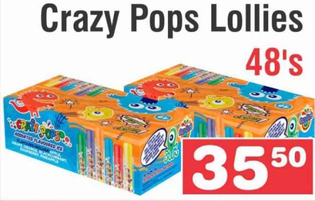 Crazy Pops Lollies