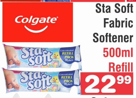 Sta Soft Fabric Softener 500ml Refill
