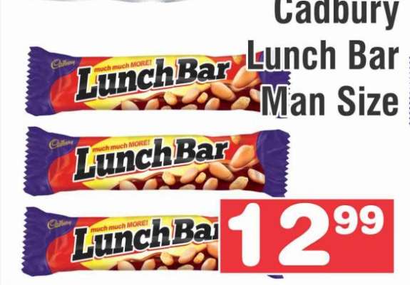 Cadbury Lunch Bar Man Size