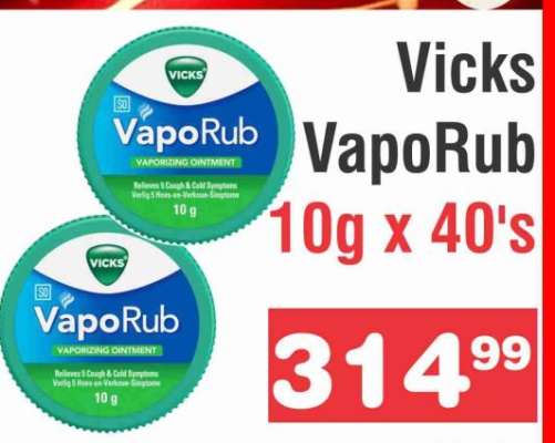 Vicks VapoRub 10g x 40's