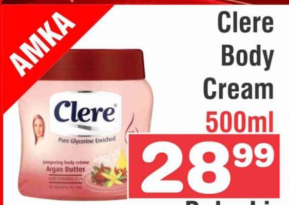 CLERE BODY CREAM 500ML