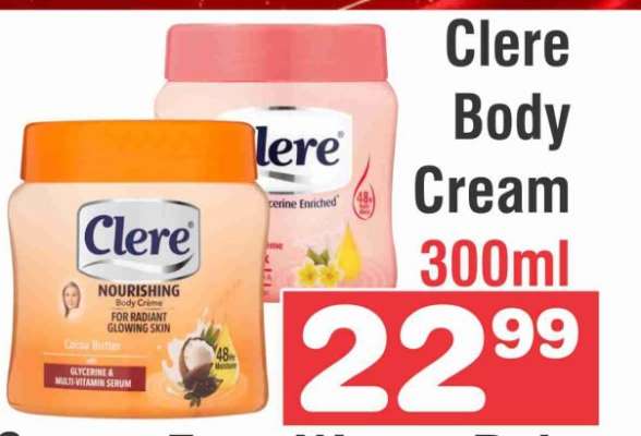 Clere Body Cream 300ml