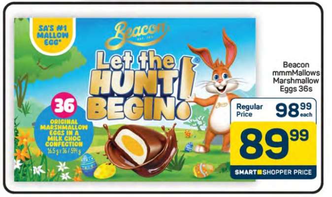 Beacon mmmMallows Marshmallow Eggs 36s