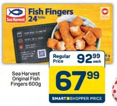 Sea Harvest Original Fish Fingers 600g