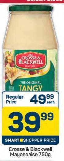 Crosse & Blackwell Mayonnaise 750g