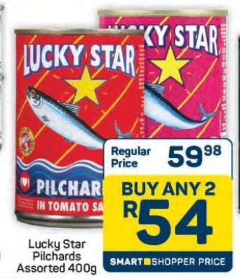 Lucky Star Pilchards Assorted-400g