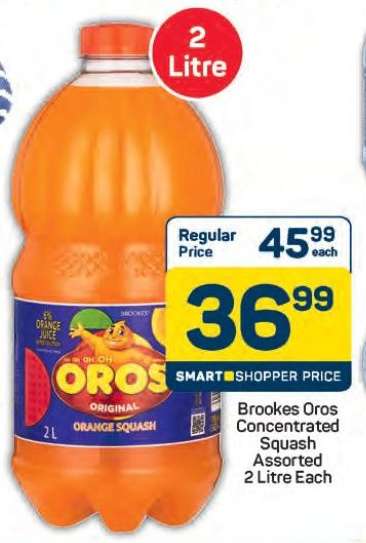 Brookes Oros Concentrated Squash Assorted
