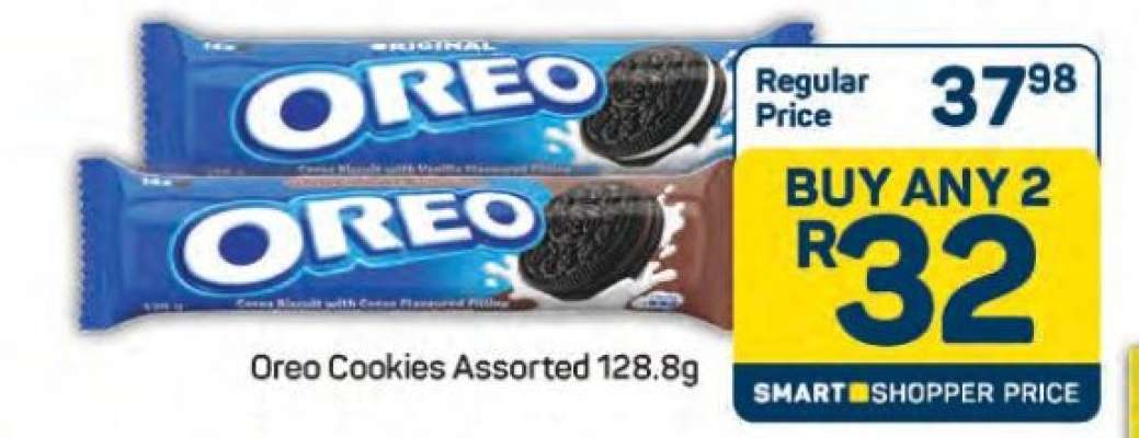 Oreo Cookies Assorted 128.8g