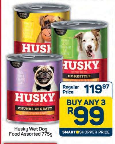 Husky Wet Dog Food Assorted 775g
