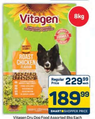 Vitagen Dry Dog Food Assorted 8kg