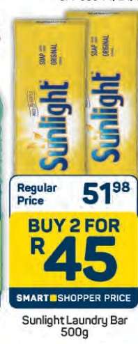 Sunlight Laundry Bar 500g