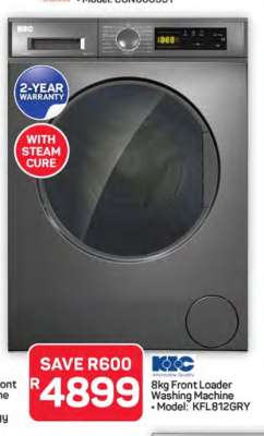 KIC 8kg Front Loader Washing Machine