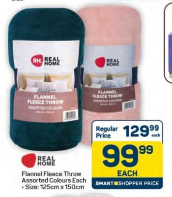 Flannel Fleece Throw