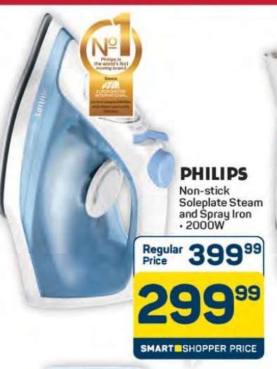 PHILIPS Non-Stick Soleplate Steam and Spray Iron