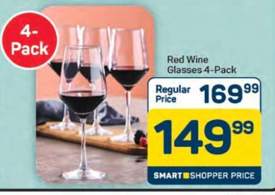 Red Wine Glasses 4-Pack