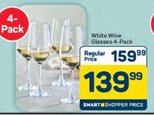 White Wine Glasses 4-Pack
