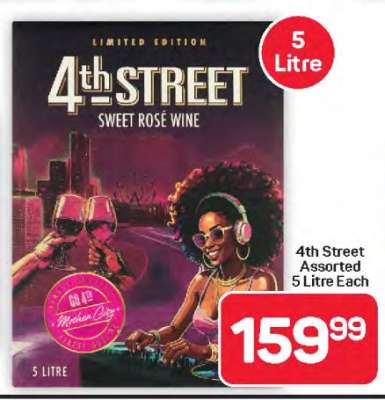 4th Street Sweet Rosé Wine