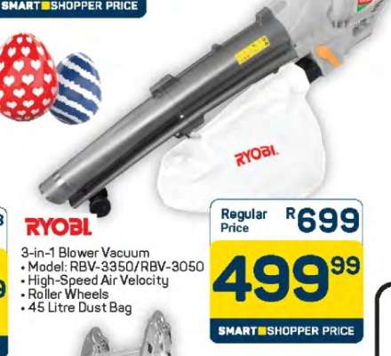 RYOBI 3-in-1 Blower Vacuum