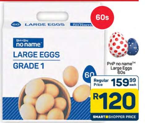 PnP no name™ Large Eggs 60s