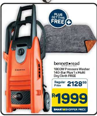 Bennett Read 1800W Pressure Washer