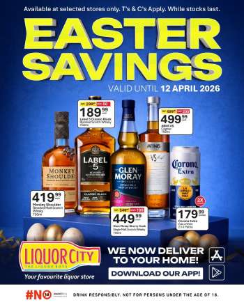Liquor City catalogue  - 25/03/2026 - 12/04/2026.