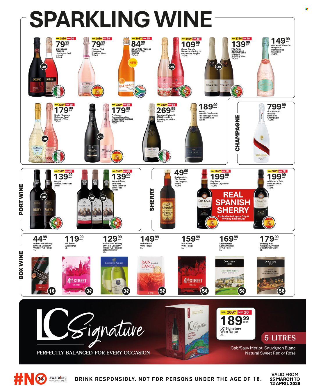 Liquor City specials - 25/03/2026 - 12/04/2026. Page 8