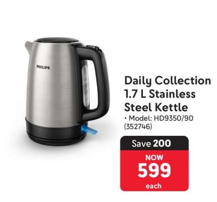Daily Collection 1.7 L Stainless Steel Kettle
