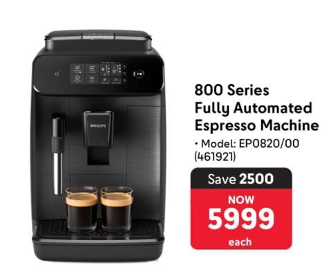 800 Series Fully Automated Espresso Machine
