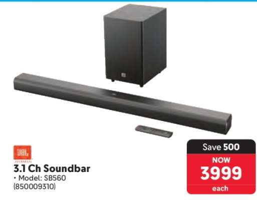 3.1 Ch Soundbar