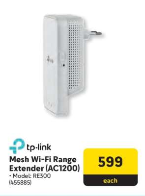 tp-link Mesh Wi-Fi Range Extender (AC1200)