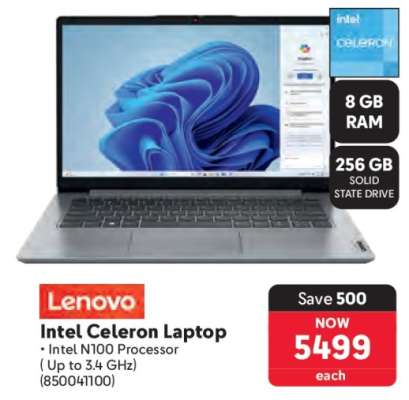 Lenovo Intel Celeron Laptop