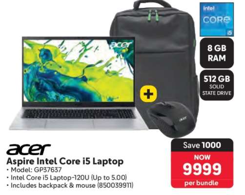 Acer Aspire Intel Core i5 Laptop