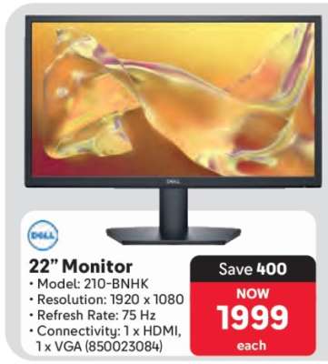 22" Monitor