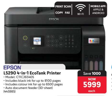 Epson L5290 4-in-1 EcoTank Printer