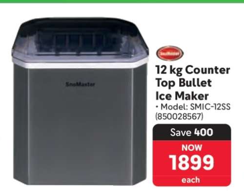12 kg Counter Top Bullet Ice Maker