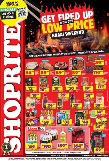 Shoprite catalogue  - 30/03/2026 - 06/04/2026.