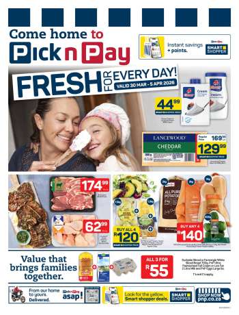 Pick n Pay catalogue  - 30/03/2026 - 05/04/2026.